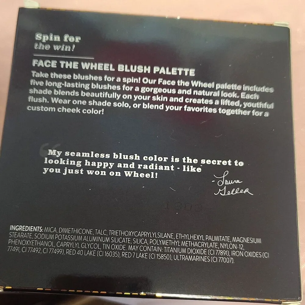 Laura Geller Wheel of Fortune Face the Wheel Blush Palette 0.10 oz Long Lasting